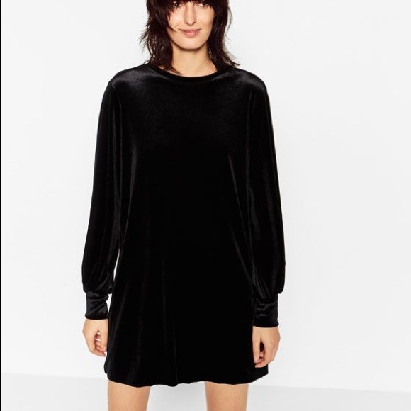 ZARA Suede Dusty Rose Dress - Picture 3 of 5